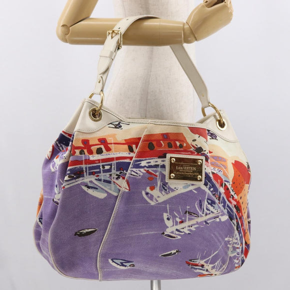 LOUIS VUITTON Cruise line Galliera Riviera GM Bag Purple M95805 LV Auth BA10183