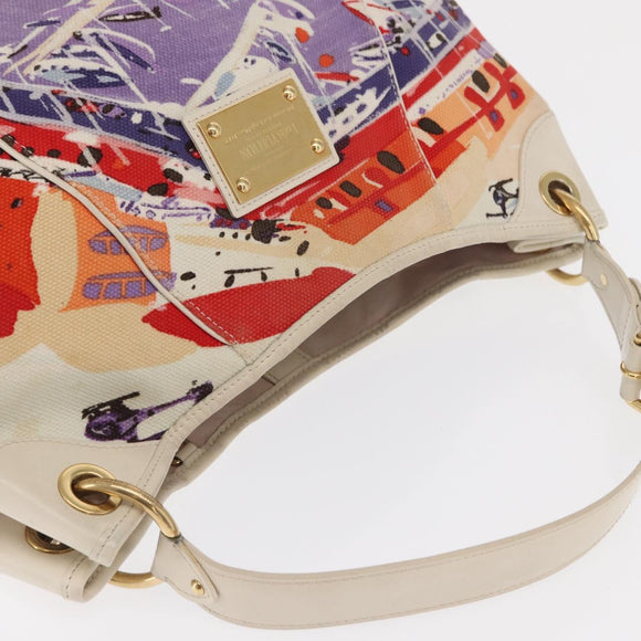 LOUIS VUITTON Cruise line Galliera Riviera GM Bag Purple M95805 LV Auth BA10183