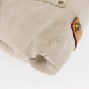 LOUIS VUITTON Cruise line Glove Shopper MM Bag Canvas Beige M95114 Auth BA10185-15