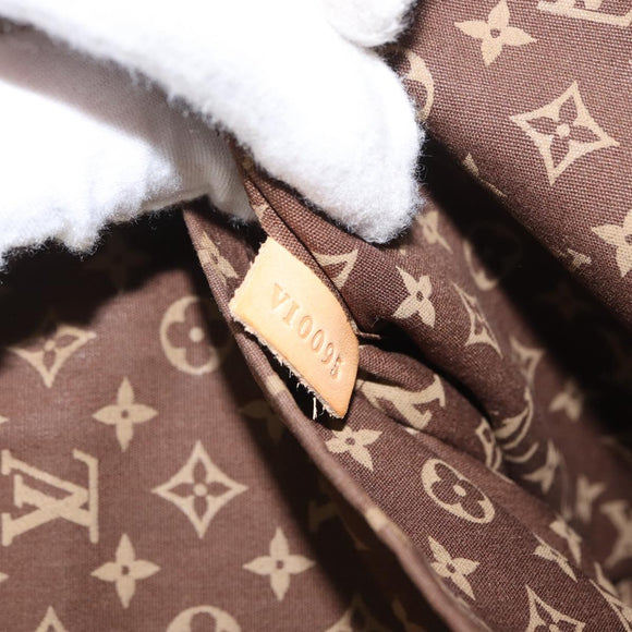 LOUIS VUITTON Cruise line Glove Shopper MM Bag Canvas Beige M95114 Auth BA10185