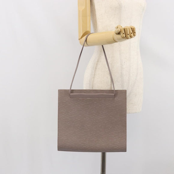 LOUIS VUITTON Epi Saint Tropez Shoulder Bag Gray Lilac M5246B LV Auth BA10186