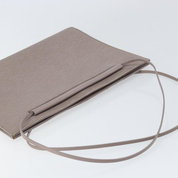 LOUIS VUITTON Epi Saint Tropez Shoulder Bag Gray Lilac M5246B LV Auth BA10186