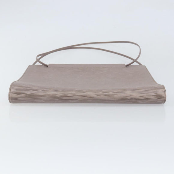 LOUIS VUITTON Epi Saint Tropez Shoulder Bag Gray Lilac M5246B LV Auth BA10186