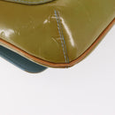 LOUIS VUITTON Vernis Thompson Street Shoulder Bag Baby Blue M91009 Auth BA10188-15