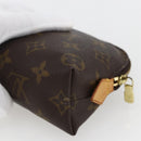 LOUIS VUITTON Monogram Pochette Cosmetic PM Cosmetic Pouch M47515 Auth BA10189-15