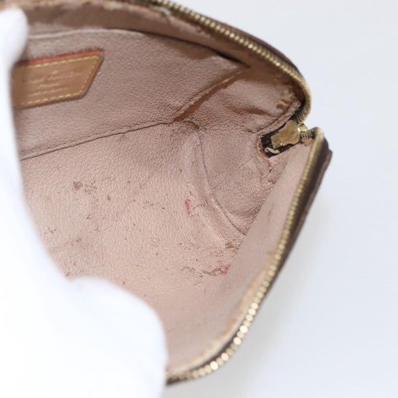 LOUIS VUITTON Monogram Pochette Cosmetic PM Cosmetic Pouch M47515 Auth BA10189