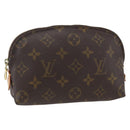 LOUIS VUITTON Monogram Pochette Cosmetic PM Cosmetic Pouch M47515 Auth BA10189-1