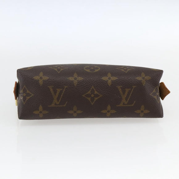 LOUIS VUITTON Monogram Pochette Cosmetic PM Cosmetic Pouch M47515 Auth BA10189