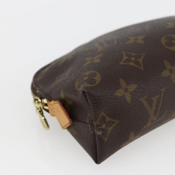 LOUIS VUITTON Monogram Pochette Cosmetic PM Cosmetic Pouch M47515 Auth BA10189