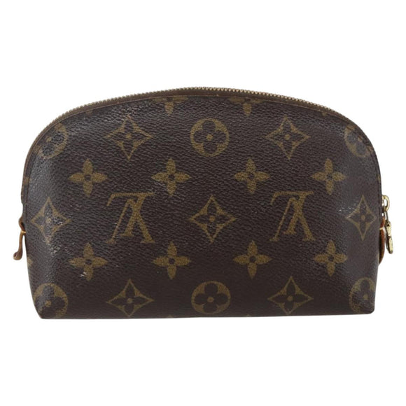LOUIS VUITTON Monogram Pochette Cosmetic PM Cosmetic Pouch M47515 Auth BA10190