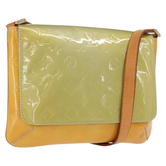 LOUIS VUITTON Vernis Thompson Street Shoulder Bag Gris M91008 LV Auth BA10191
