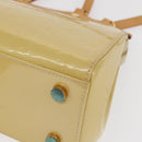 LOUIS VUITTON Monogram Vernis Blair MM Hand Bag Beige M90180 LV Auth BA10195-17
