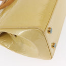 LOUIS VUITTON Monogram Vernis Blair MM Hand Bag Beige M90180 LV Auth BA10195-18