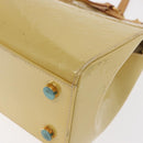 LOUIS VUITTON Monogram Vernis Blair MM Hand Bag Beige M90180 LV Auth BA10195-9