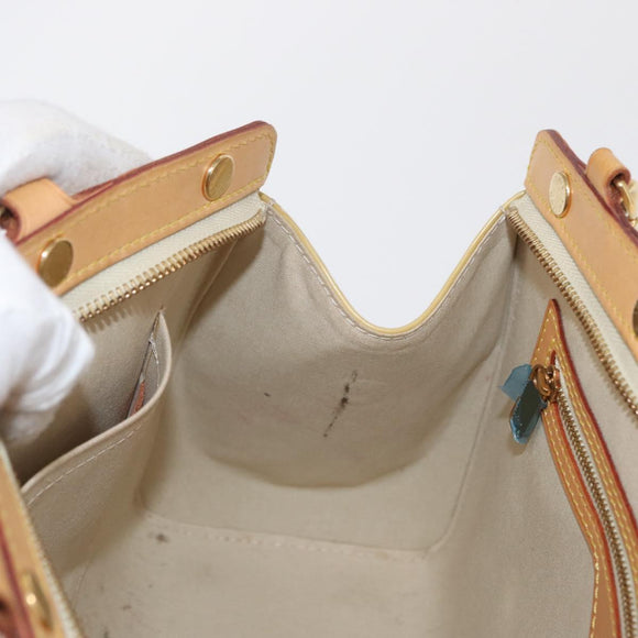LOUIS VUITTON Monogram Vernis Blair MM Hand Bag Beige M90180 LV Auth BA10195