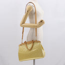 LOUIS VUITTON Monogram Vernis Blair MM Hand Bag Beige M90180 LV Auth BA10195-26