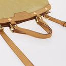 LOUIS VUITTON Monogram Vernis Blair MM Hand Bag Beige M90180 LV Auth BA10195-7