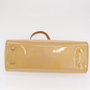 LOUIS VUITTON Monogram Vernis Blair MM Handtas Rose Velur M91588 Auth BA10196-5