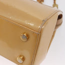 LOUIS VUITTON Monogram Vernis Blair MM Handtas Rose Velur M91588 Auth BA10196-16