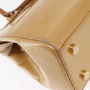 LOUIS VUITTON Monogram Vernis Blair MM Handtas Rose Velur M91588 Auth BA10196-17