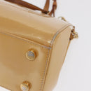 LOUIS VUITTON Monogram Vernis Blair MM Handtas Rose Velur M91588 Auth BA10196-10