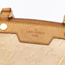 LOUIS VUITTON Monogram Vernis Blair MM Handtas Rose Velur M91588 Auth BA10196-18