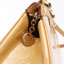 LOUIS VUITTON Monogram Vernis Blair MM Handtas Rose Velur M91588 Auth BA10196-19