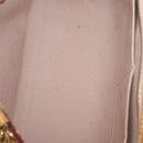 LOUIS VUITTON Monogram Vernis Blair MM Handtas Rose Velur M91588 Auth BA10196-11