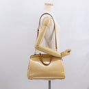 LOUIS VUITTON Monogram Vernis Blair MM Handtas Rose Velur M91588 Auth BA10196-26