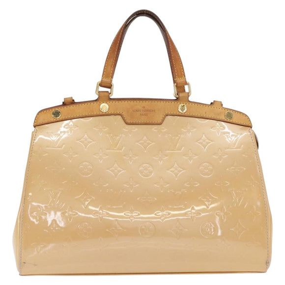 LOUIS VUITTON Monogram Vernis Blair MM Handtas Rose Velur M91588 Auth BA10196