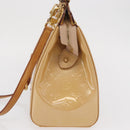 LOUIS VUITTON Monogram Vernis Blair MM Handtas Rose Velur M91588 Auth BA10196-3
