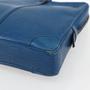 LOUIS VUITTON Epi Porte Documents Voyage Business Bag Blue M41144 Auth BA10197-8