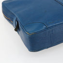 LOUIS VUITTON Epi Porte Documents Voyage Business Bag Blue M41144 Auth BA10197-15