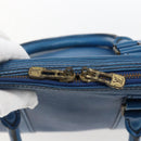 LOUIS VUITTON Epi Porte Documents Voyage Business Bag Blue M41144 Auth BA10197-9