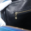 LOUIS VUITTON Epi Porte Documents Voyage Business Bag Blue M41144 Auth BA10197-19