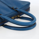 LOUIS VUITTON Epi Porte Documents Voyage Business Bag Blue M41144 Auth BA10197-7