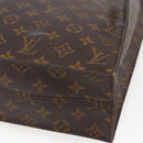 LOUIS VUITTON Monogram Sac Plat Hand Bag M51140 LV Auth BA10199-15