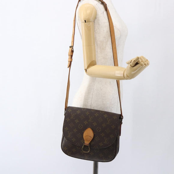 LOUIS VUITTON Monogram Saint Cloud GM Shoulder Bag M51242 LV Auth BA10209
