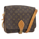 LOUIS VUITTON Monogram Cartouchiere GM Shoulder Bag M51252 LV Auth BA10210-1