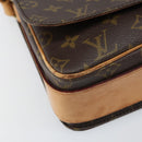 LOUIS VUITTON Monogram Cartouchiere GM Shoulder Bag M51252 LV Auth BA10210-15