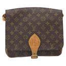 LOUIS VUITTON Monogram Cartouchiere GM Shoulder Bag M51252 LV Auth BA10210-13