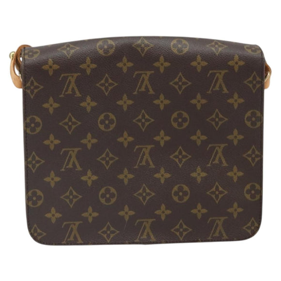 LOUIS VUITTON Monogram Cartouchiere GM Shoulder Bag M51252 LV Auth BA10210