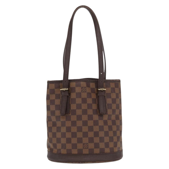 LOUIS VUITTON Damier Ebene Marais Shoulder Bag N42240 LV Auth BA10212