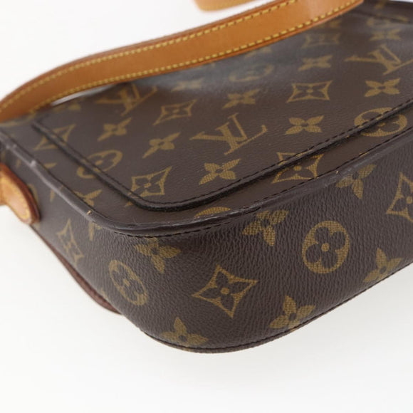 LOUIS VUITTON Monogram Saint Cloud MM Shoulder Bag M51243 LV Auth BA10213