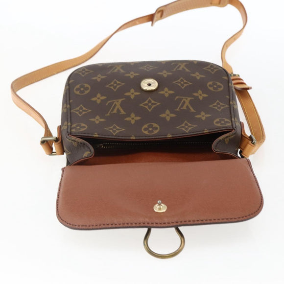 LOUIS VUITTON Monogram Saint Cloud MM Shoulder Bag M51243 LV Auth BA10213