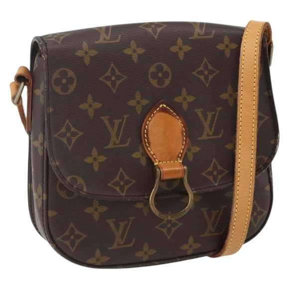 LOUIS VUITTON Monogram Saint Cloud MM Shoulder Bag M51243 LV Auth BA10213