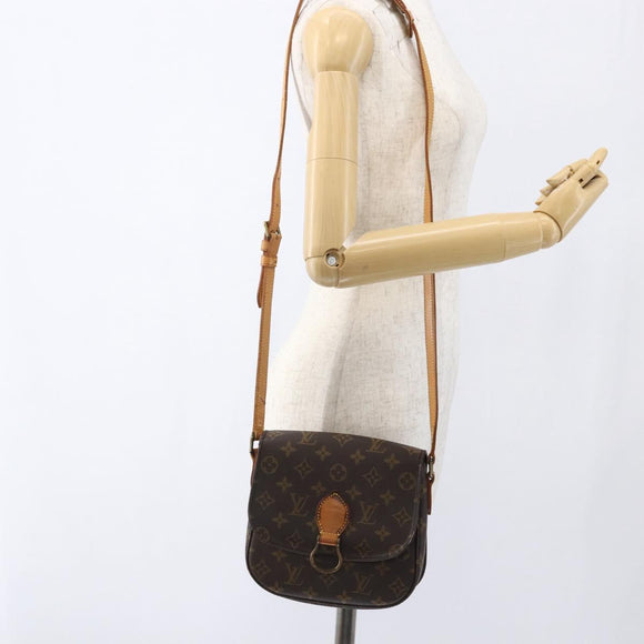 LOUIS VUITTON Monogram Saint Cloud MM Shoulder Bag M51243 LV Auth BA10213