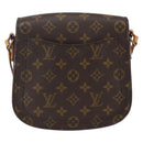 LOUIS VUITTON Monogram Saint Cloud MM Shoulder Bag M51243 LV Auth BA10213-2