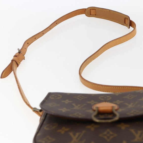 LOUIS VUITTON Monogram Saint Cloud MM Shoulder Bag M51243 LV Auth BA10213