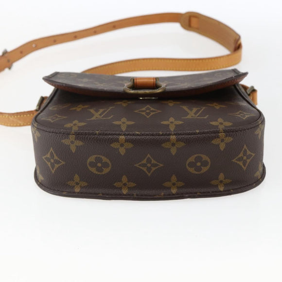 LOUIS VUITTON Monogram Saint Cloud MM Shoulder Bag M51243 LV Auth BA10213